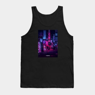 Tokyo Street Neon Synthwave Tank Top